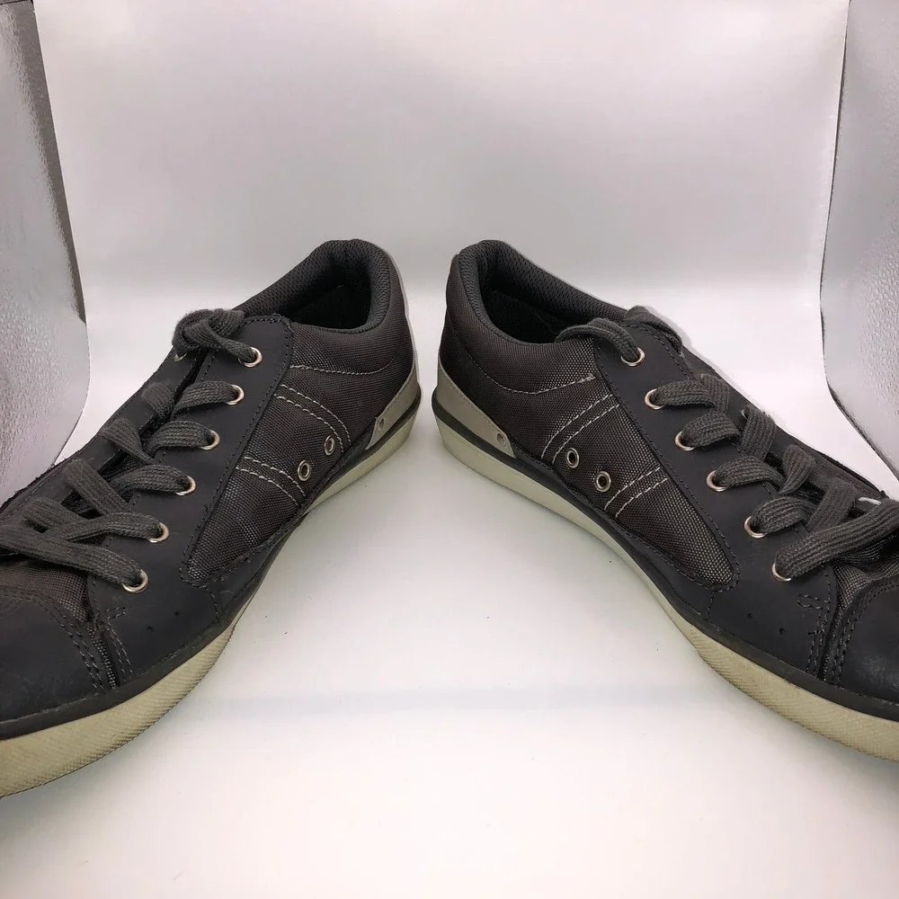 Original Penguin Men's Gray Canvas Lace Up Casual Sneakers Shoes Size‎ 11